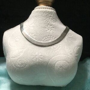 Vintage Sterling Silver 925 Herringbone Chain Necklace 19" 26g